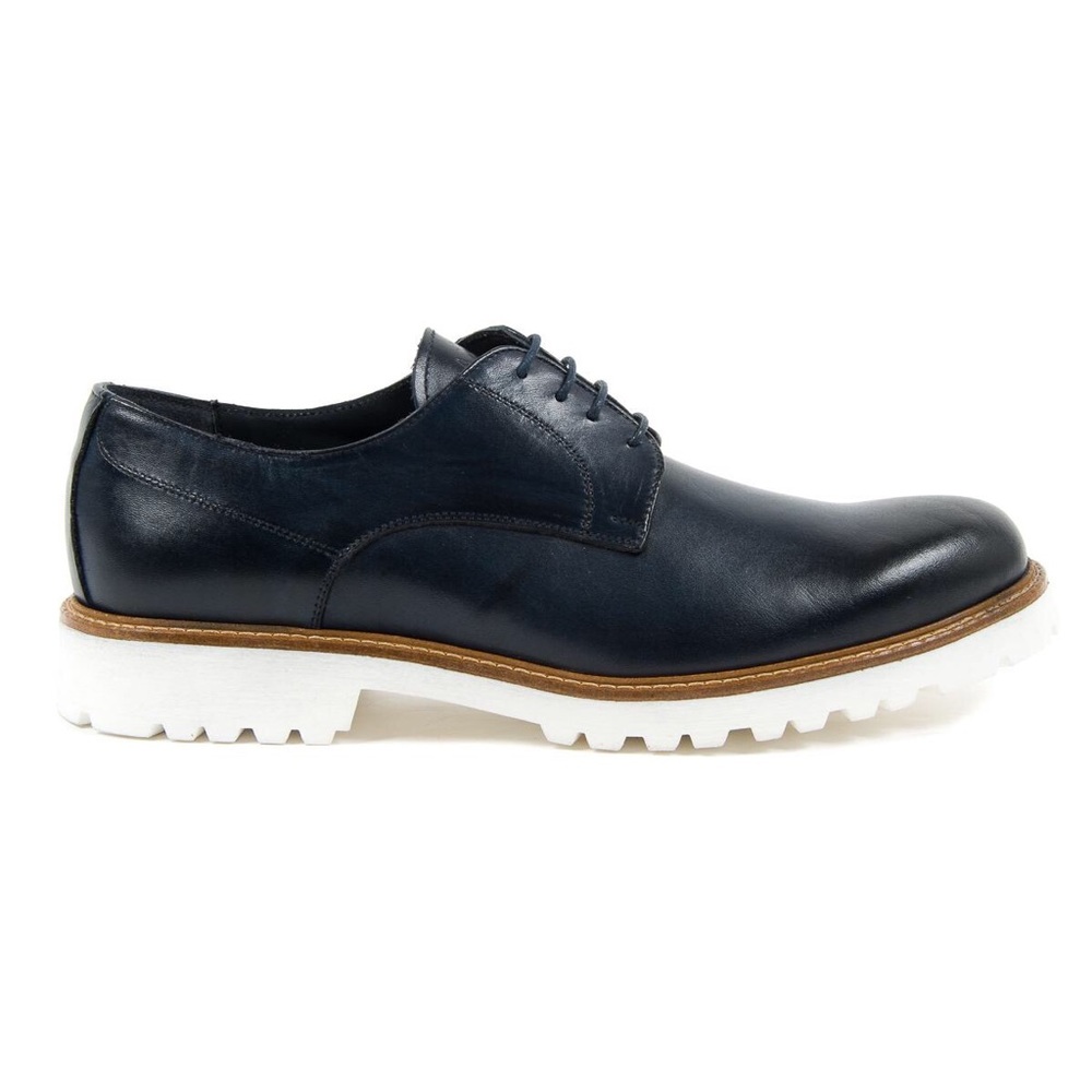 Andrew Charles Mens Classic Shoe Blue DAVE